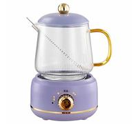 Thermos flask, Automatic Thickening Glass Multi-Function Electric Boiling Teapot(B,0.6 Litres)