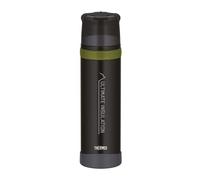 Thermos Flask, Stainless Steel, Charcoal Black Mat, 0,9 Liter