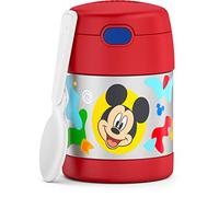 Thermos FUNTAINER 10 Ounce Stainless Steel Vacuum Insulated Kids Food Jar with Spoon, Preschool Mickey