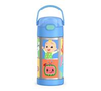 Thermos FUNTAINER 12 oz Insulated Kids Straw Bottle, Cocomelon