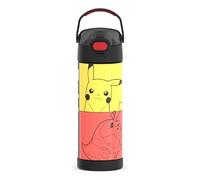 Thermos Insulated Bottle FunTainer 16 oz Stainless Steel Vacuum Wide Spout Lid Pokemon