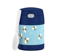 Thermos Funtainer Food Jar Bees 0,30L | With spoon, 7 hours cold, leak-proof, stainless steel insulated container for food, cereal and snacks, school, nursery