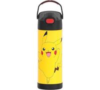 THERMOS FUNTAINER Water Bottle with Spout, 16oz, Pokemon | Kids Stainless Steel Insulated Water Bottle, Keeps Drinks Cold Longer for School & Play, BPA-Free