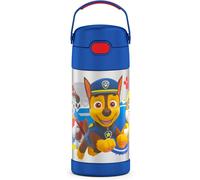 THERMOS FUNTAINER Water Bottle with Straw 12 Ounce Paw Patrol Kids Stainless Steel Vacuum Insulated Water Bottle with Lid
