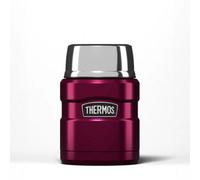 Thermos Stainless King Raspberry Pink Food Flask (470ml) 9h Hot | 14h Cold | Thermal vacuum insulated stainless steel metal hot food container with lid for soup, meal prep, work packed lunch, camping