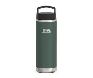 THERMOS Icon Beverage Bottle 0.71 L, Green/Forest Matt, Thermos Flask, Stainless Steel 710 ml, Insulated Drinking Bottle, 18 Hours Hot / 24 Hours Cold, Dishwasher Safe, Completely Leak-Proof, BPA-Free