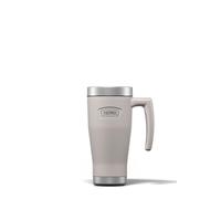 Thermos Icon Sandstone Travel Coffee Mug (470ml) 7h Hot | 22h Cold | Adults stainless steel metal insulated leakproof reusable thermal cup with handle & lid for drinks, water, tea, gym, camping