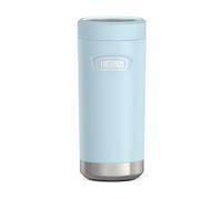 THERMOS ICON Series Slim Beverage Can Insulator - 12 Ounce, Glacier - Vacuum Insulated Stainless Steel