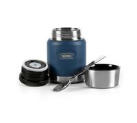 Thermos Icon Series Stainless Steel Food Flask 470Ml With Spoon - Navy