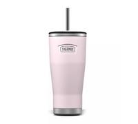 Thermos Icon Series Stainless Steel Tumbler 710Ml With Straw Peony Pink