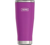THERMOS ICON SERIES, Stainless Steel Tumbler with Slide Lock, 18 Ounce, Plum