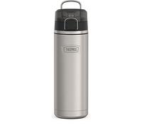 THERMOS ICON SERIES Stainless Steel Water Bottle with Spout - 24 Ounce, Matte Stainless Steel - Vacuum Insulated Water Bottle with Lid