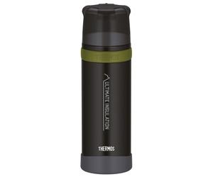 Thermos - Isolierflasche Mountain Beverage - Insulated bottle size 0,75 l, grey/black