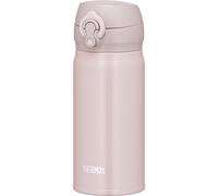 Thermos JNL-355 BEP Water Bottle, Vacuum Insulated Portable Mug, 0.35 L; Beige Pink, Easy to Clean and Easy to Clean, Lightweight Type, One-touch Opening, Stainless Steel Bottle, Hot and Cold