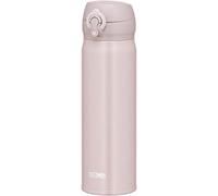 Thermos JNL-505 BEP Vacuum Insulated Portable Mug, 0.5 L, Beige Pink, Easy to Clean, Lightweight, One-Touch Open, Stainless Steel Bottle, Hot