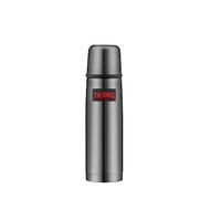 Thermos Light & Compact Flask 0.50 L 12 Hours Hot Stone Grey | 24 hours cold, with drinking cup, completely leak-proof, removable automatic closure, stainless steel insulated bottle