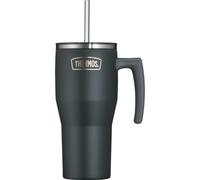 Thermos Refreshing Series Insulated Drinking Cup 0.85 L Matte Black Tumbler with