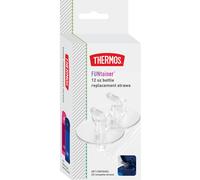 Thermos Replacement Straws for 12 Ounce Funtainer Bottle, Clear, 2 Count