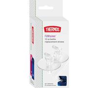 Thermos Replacement Straws for 12 Ounce Funtainer Bottle, Clear, one Size (F401RS6)