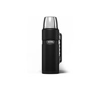 Thermos Stainless King 1.2L Vacuum Flask with Serving Cup - Matt Black Thermos Black