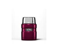 Thermos Stainless King Food Flask, 470ml Capacity - Sleek Multi- Purpose Flask for Daily Food Prep - Durable Stainless Steel with Classic Raspberry Finish - Ideal for On-the-Go Meals & Drinks