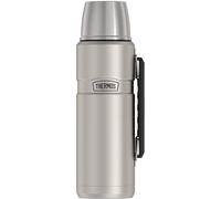 Thermos Stainless King 68 Ounce Vacuum Insulated Beverage Bottle with Handle, Stainless Steel, 68 oz
