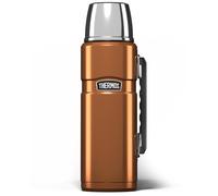 Thermos - Stainless King Copper Travel Flask (1.2L) - Premium Leak Proof Insulated Tea & Coffee Flask for Hot & Cold Drinks, Built-in Cup, Twist-Pour Stopper, BPA-Free, Durable Steel, Dishwasher Safe