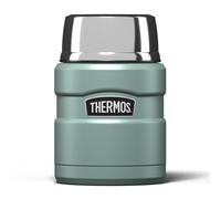 Thermos Stainless King Food Flask, 470ml Capacity - Sleek Multi- Purpose Flask for Daily Food Prep - Durable Stainless Steel with Classic Duck Egg Finish - Ideal for On-the-Go Meals & Drinks