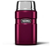 Thermos Stainless King Food Flask, 710ml Capacity - Sleek Multi- Purpose Flask for Daily Food Prep - Durable Stainless Steel with Raspberry Finish - Ideal for On-The-Go Meals & Drinks