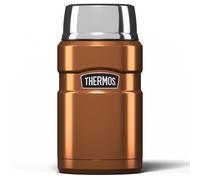 Thermos Stainless King Food Flask, 710ml Capacity - Sleek Multi- Purpose Flask for Daily Food Prep - Durable Stainless Steel with Classic Copper