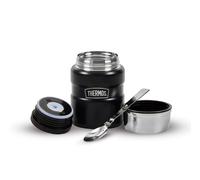 Thermos Stainless King Food Flask, 470ml Capacity - Sleek Multi- Purpose Flask for Daily Food Prep - Durable Stainless Steel with Classic Raspberry Finish - Ideal for On-the-Go Meals & Drinks