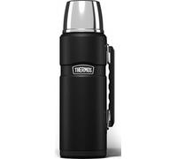 Thermos 190754 Stainless King Flask, Stainless Steel, Matt Black, 1.2 L