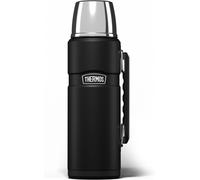 Thermos - Stainless King Matt Black Travel Flask (1.2L) Premium Leak Proof Insul