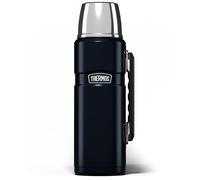 Thermos Stainless King Midnight Blue Drinks Flask (1.2L) 24h Hot | 24h Cold | Adults stainless steel metal thermal insulated leakproof drinks water bottle with coffee cup/mug lid for tea, travel, camping