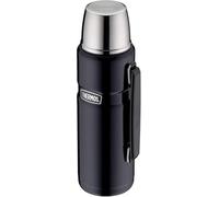 Thermos - Stainless King Midnight Blue Travel Flask (1.2L) Premium Leak Proof Insulated Tea & Coffee Flask, Hot & Cold Drinks, Built-in Cup, Twist-Pour Stopper, BPA-Free, Durable Steel Dishwasher Safe