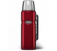 Thermos - Stainless King Red Travel Flask (1.2L) - Premium Leak Proof Insulated