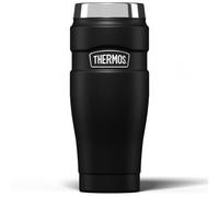 Thermos Stainless King Travel Tumbler, Matt Black, 470 ml