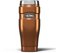 Thermos Stainless King Travel Tumbler & Multi- Purpose Flask- 470ml Insulated Hot & Cold Water Bottle for Daily Commute & Weekend Adventures - Sleek Design in Copper, 5-Year Durability