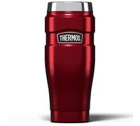 Thermos Stainless King Travel Tumbler & Multi- Purpose Flask- 470ml Insulated Hot & Cold Water Bottle for Daily Commute & Weekend Adventures - Sleek Design in Red, 5-Year Durability
