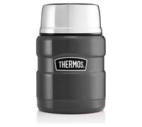 Thermos Stainless Steel King Gun Metal Food Flask - 470ml