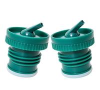 Thermos Stopper Pico de Mate Replacement Part For Stanley Classic Vacuum Insulated Wide Mouth Bottle Thermos (1.1QT, 1.5QT, 2QT) (Green, Set of 2)