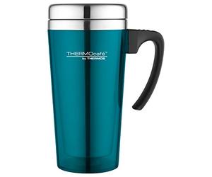 Thermos ThermoCafé Soft touch Travel Mug, Lagoon, 420 ml