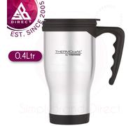Thermos Insulated Travel Mug Stainless Steel Thermal Tea Coffee 400Ml