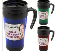 Thermos Thermocafe Steel Travel Mug Tea Coffee Thermal Drink Cup Slide Top -
