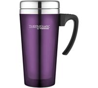 Thermos ThermoCafé Translucent Stainless Steel Travel Mug Cup 420ml - Purple
