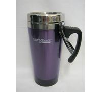 Thermos ThermoCafé Translucent Stainless Steel Travel Mug Cup 420ml - Purple