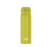 THERMOS Ultralight Bottle 0.50 L, Glowing Green Matt, Stainless Steel Thermos Flask, 10 Hot / 20 Hours Cold, Completely Tight for Water, Tea, Silent Drinks