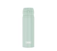 THERMOS Ultralight Bottle 0.50 L Soft Mint Matte Stainless Steel Thermos Flask 10 Hot / 20 Hours Cold, Completely Tight for Water, Tea, Silent Drinks