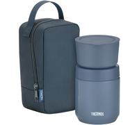 Thermos Vacuum Insulated Soup Lunch Set 300ml Indigo Blue Soup Jar/container Set Jee-550 Ibl