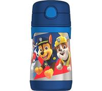 THERMOS Vacuum Insulated Stainless Steel 10oz Straw Bottle, PAW PATROL BOY
